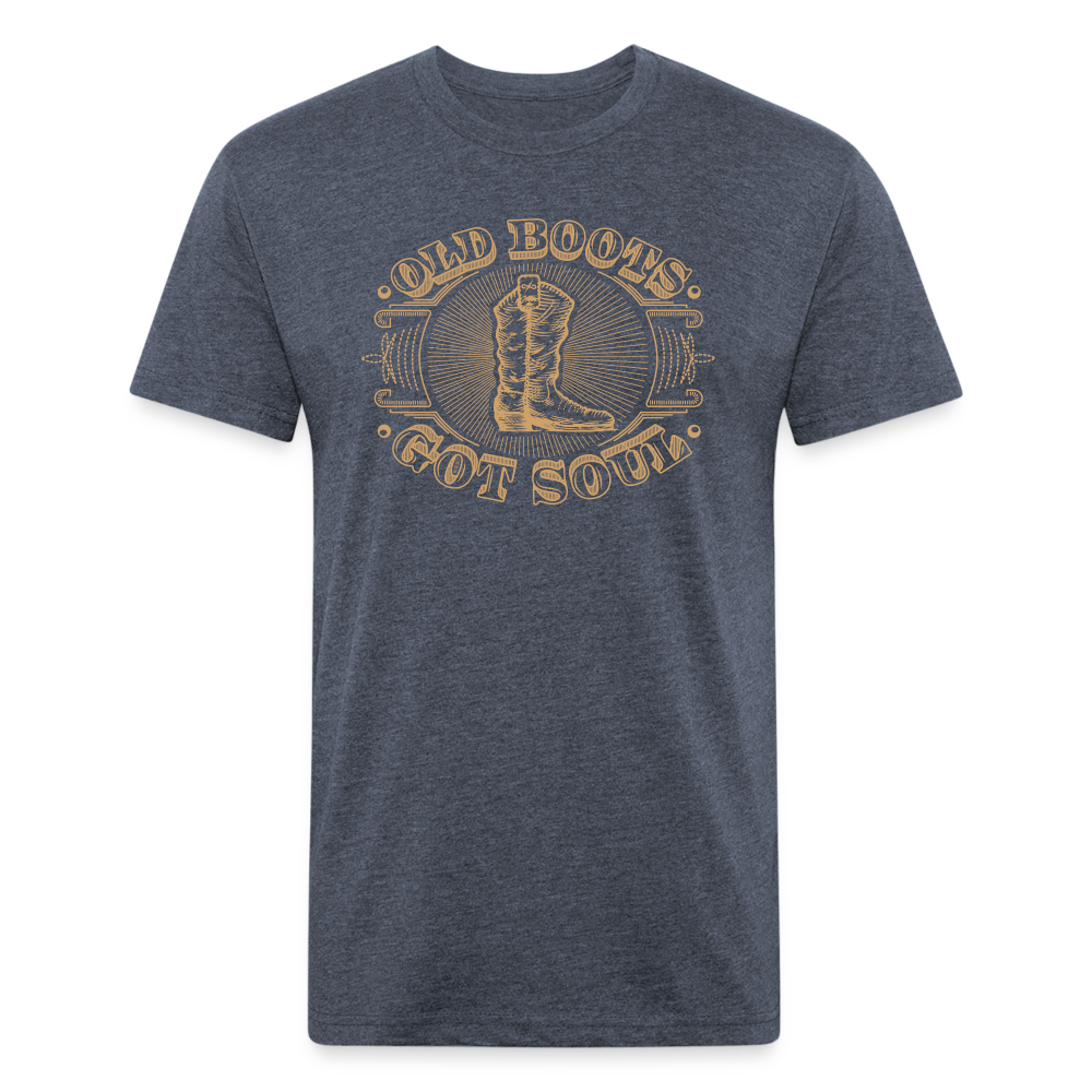 Old Boots Got Soul T-Shirt - heather navy
