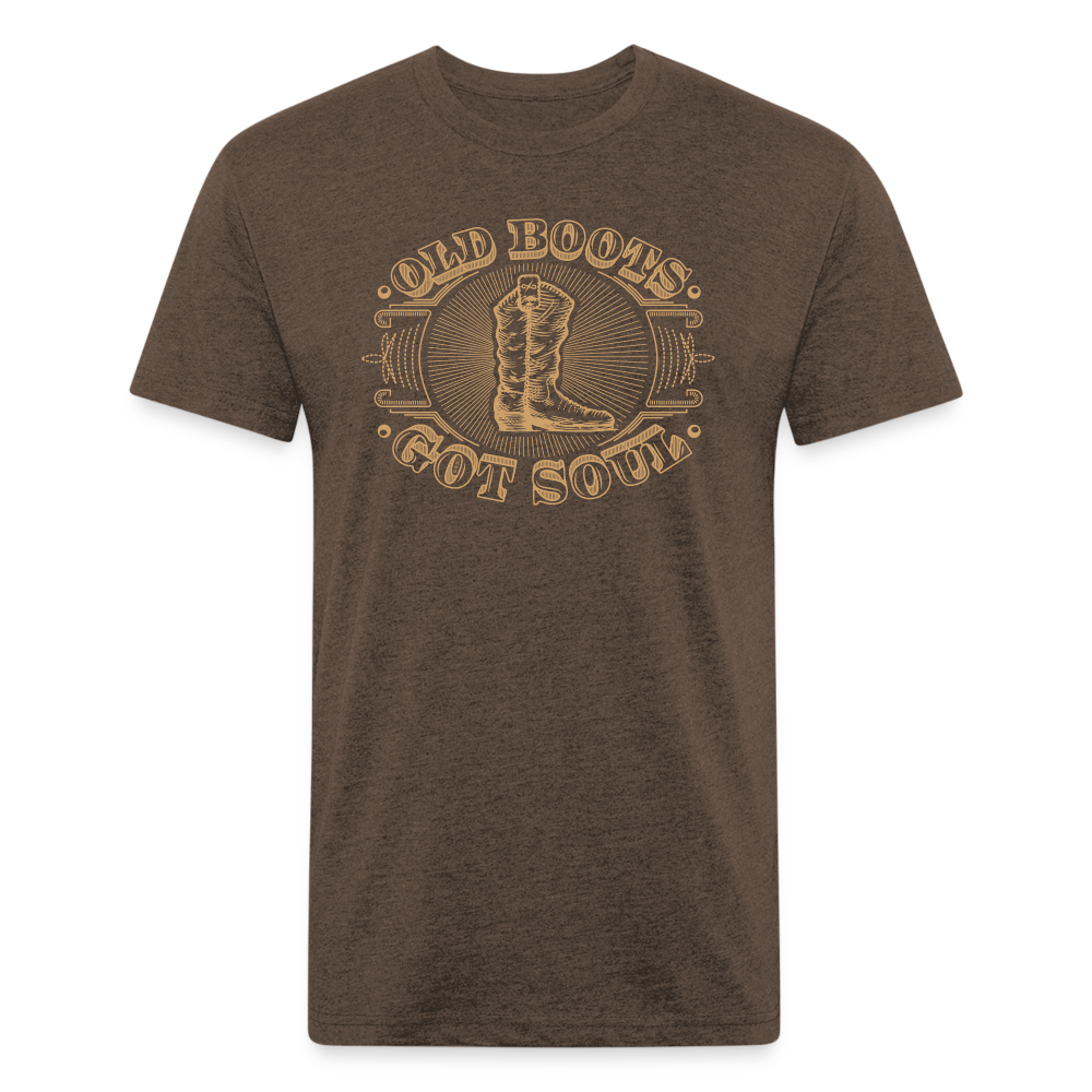 Old Boots Got Soul T-Shirt - heather espresso