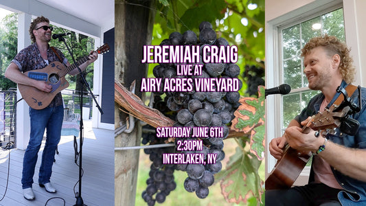 Jeremiah Craig Live at Airy Acres Vineyard’s Summer Vendor & Wine Celebration