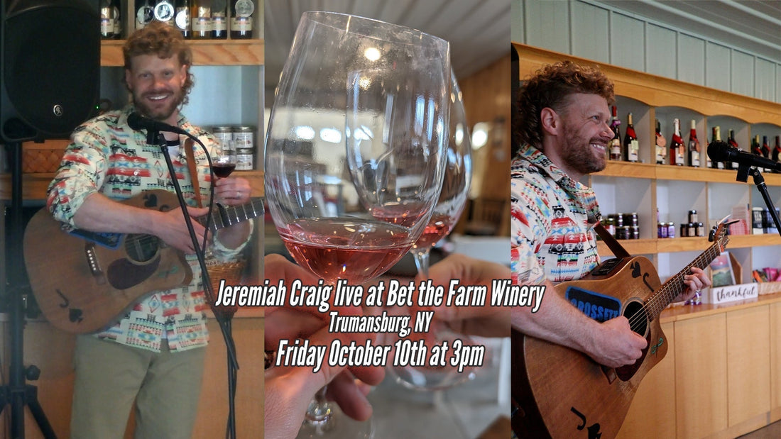A Perfect Pairing: My Upcoming Show at Bet the Farm Winery in Trumansburg, NY