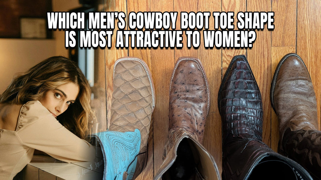 Which Cowboy Boot Toe Shapes Do Women Find Most Attractive on Men?