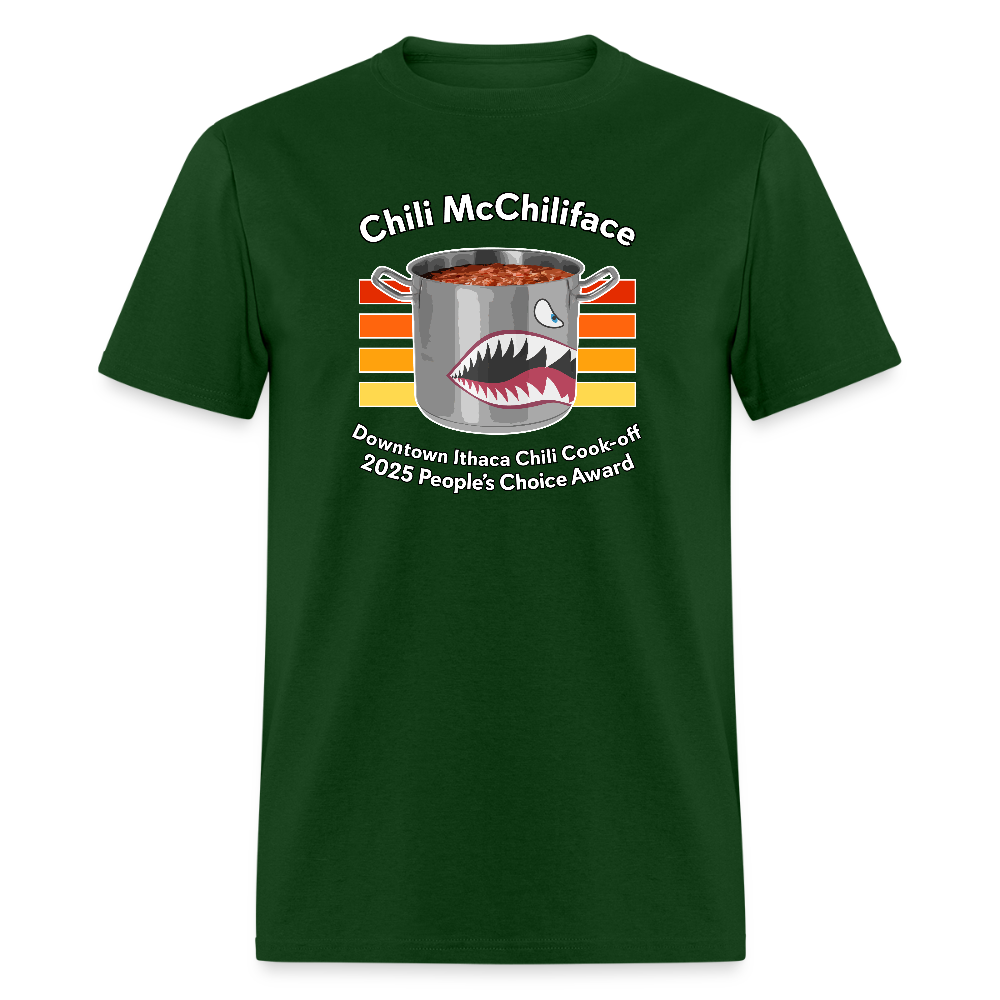 Chili McChiliface People's Choice 2025 T-Shirt - forest green