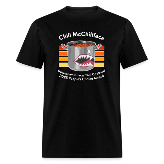 Chili McChiliface People's Choice 2025 T-Shirt - black