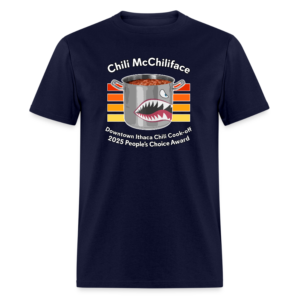 Chili McChiliface People's Choice 2025 T-Shirt - navy