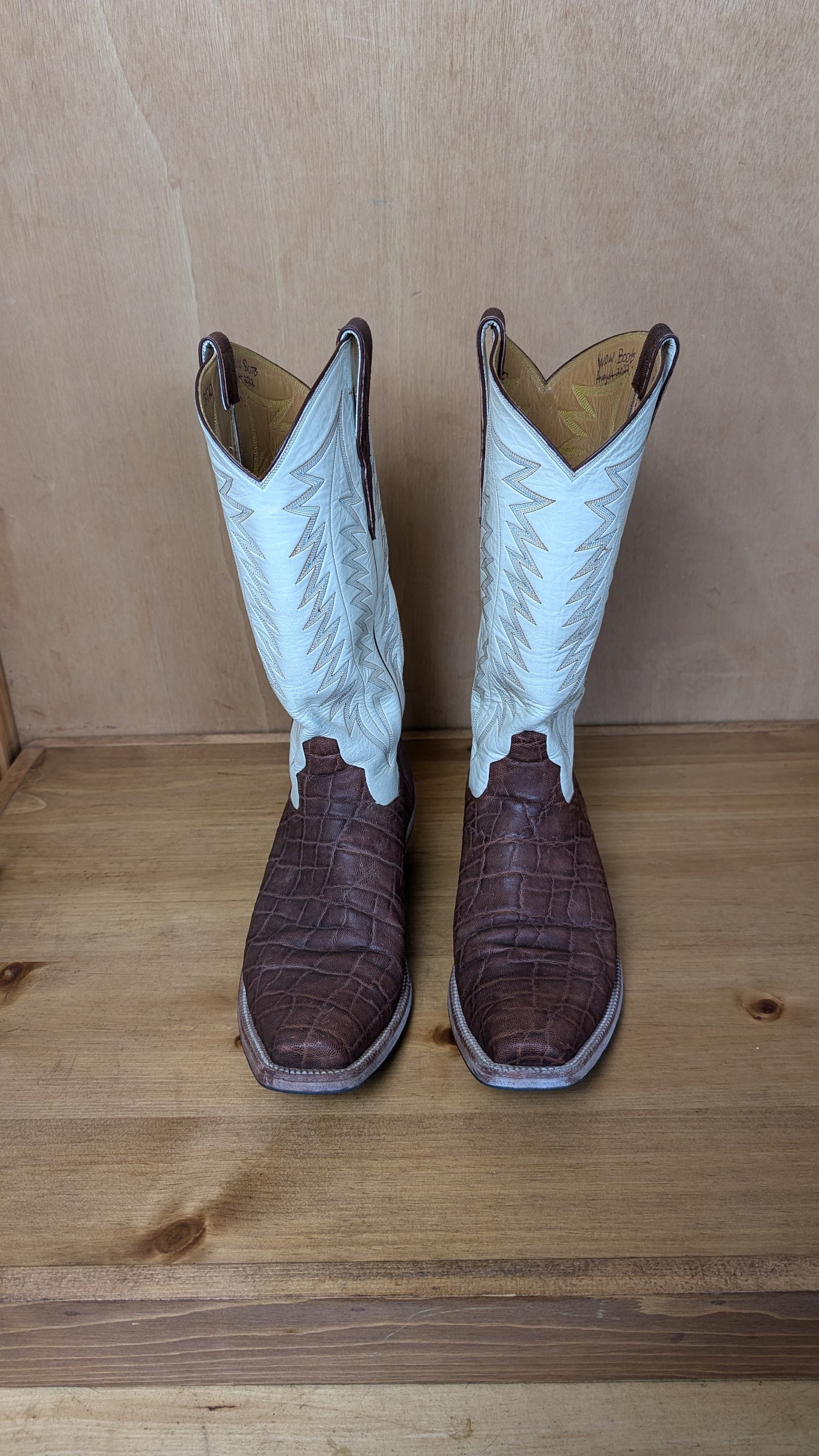 Way Out West Elephant Boots mens size 12B