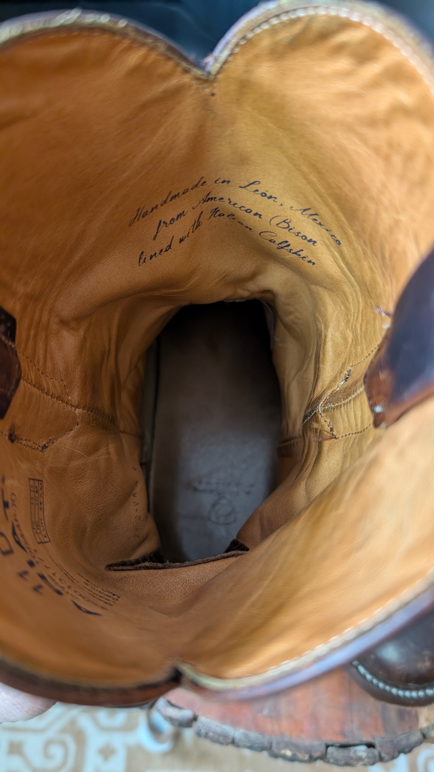 Ariat Bench Made Clanton Bison Ropers Size 11D