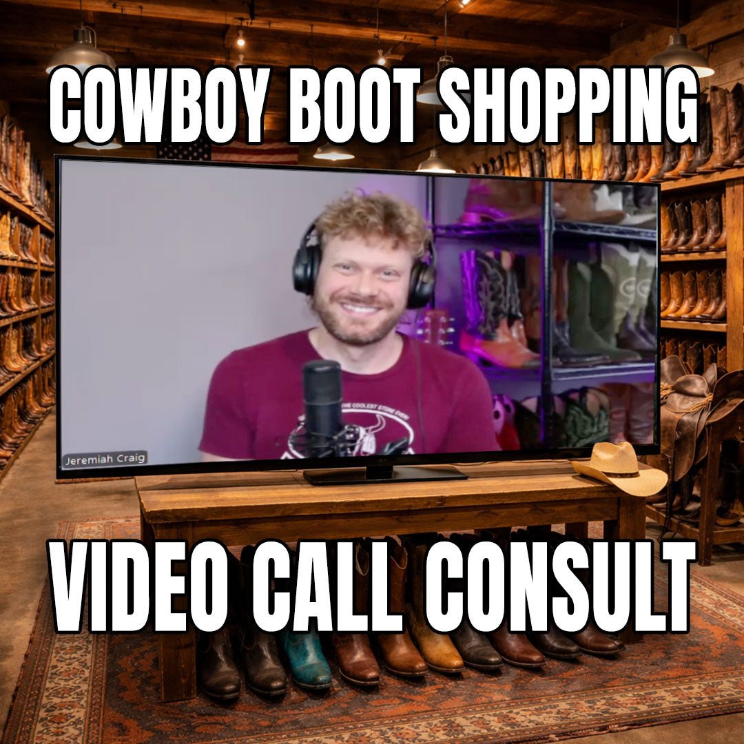 30 Minute Cowboy Boot Consult Zoom Call