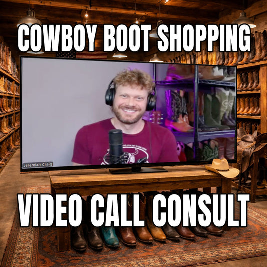 30 Minute Cowboy Boot Consult Zoom Call